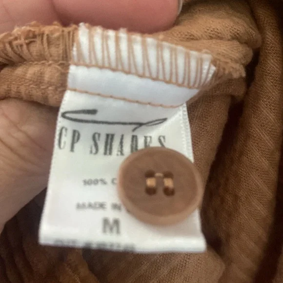 CP shades free people jack cord cotton over shirt medium - Picture 11 of 13